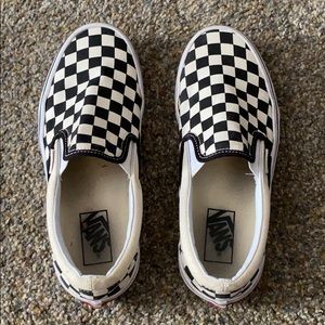 Off white checkered vans